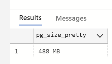 Query to check PostgreSQL table size