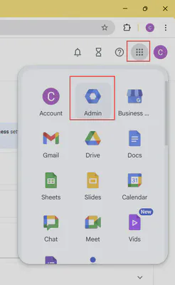 Google Workspace Admin Console