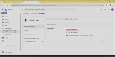 Generative AI and Gemini app