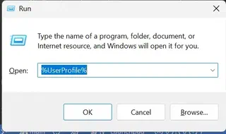 Windows User Profile folder